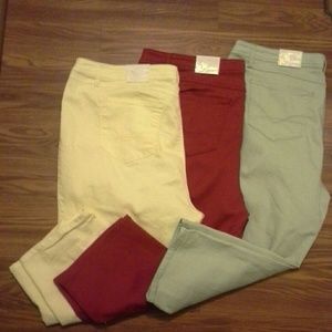 PREMIUM PLUS DENIM CAPRI'S